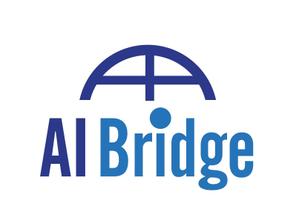 プラスワン・クリエイト／筆描家Kou (monokaki-ya-kou)さんのAI人材紹介サービス  「AI Bridge」のロゴ作成依頼への提案