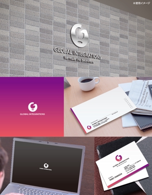 yokichiko ()さんの電気通信・設備会社「GLOBAL INTEGRATIONS」のロゴへの提案