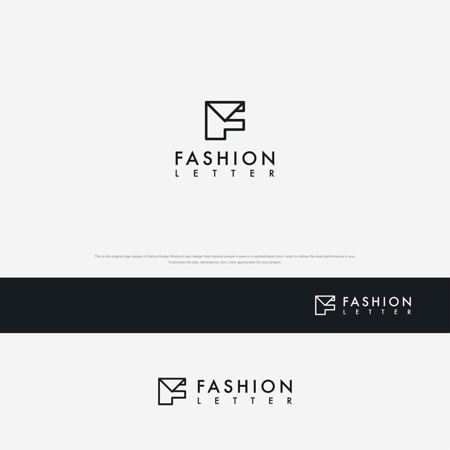 Karma Design Works (Karma_228)さんのアパレルショップサイト「Fashion Letter」のロゴへの提案