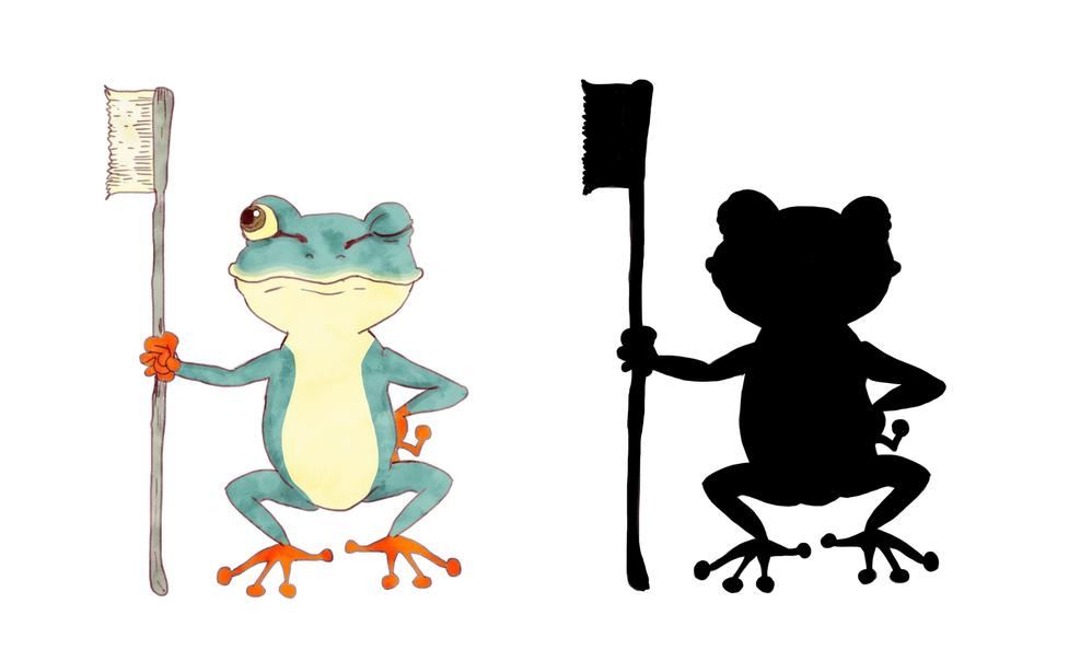 　『カエル』の　キャラクターデザイン  