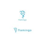 Yolozu (Yolozu)さんの美容室　「flamingo」のロゴマークへの提案