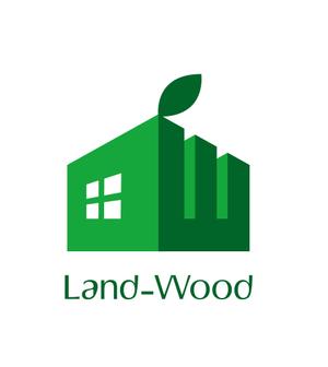 claphandsさんの「LandーWood　ランドウッド　どちらでも構いません」のロゴ作成への提案