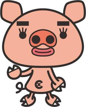kikutsu (kikutsu)さんのしゃぶしゃぶ・串揚げ食べ放題「大地のぶた」のキャラクターデザインへの提案