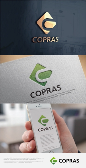 drkigawa (drkigawa)さんのサービス業に特化した会社コプラス「COPRAS」のロゴへの提案