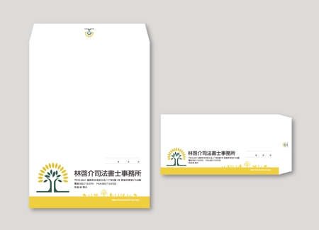 Yumikoro (meranko)さんの司法書士事務所の封筒デザインへの提案