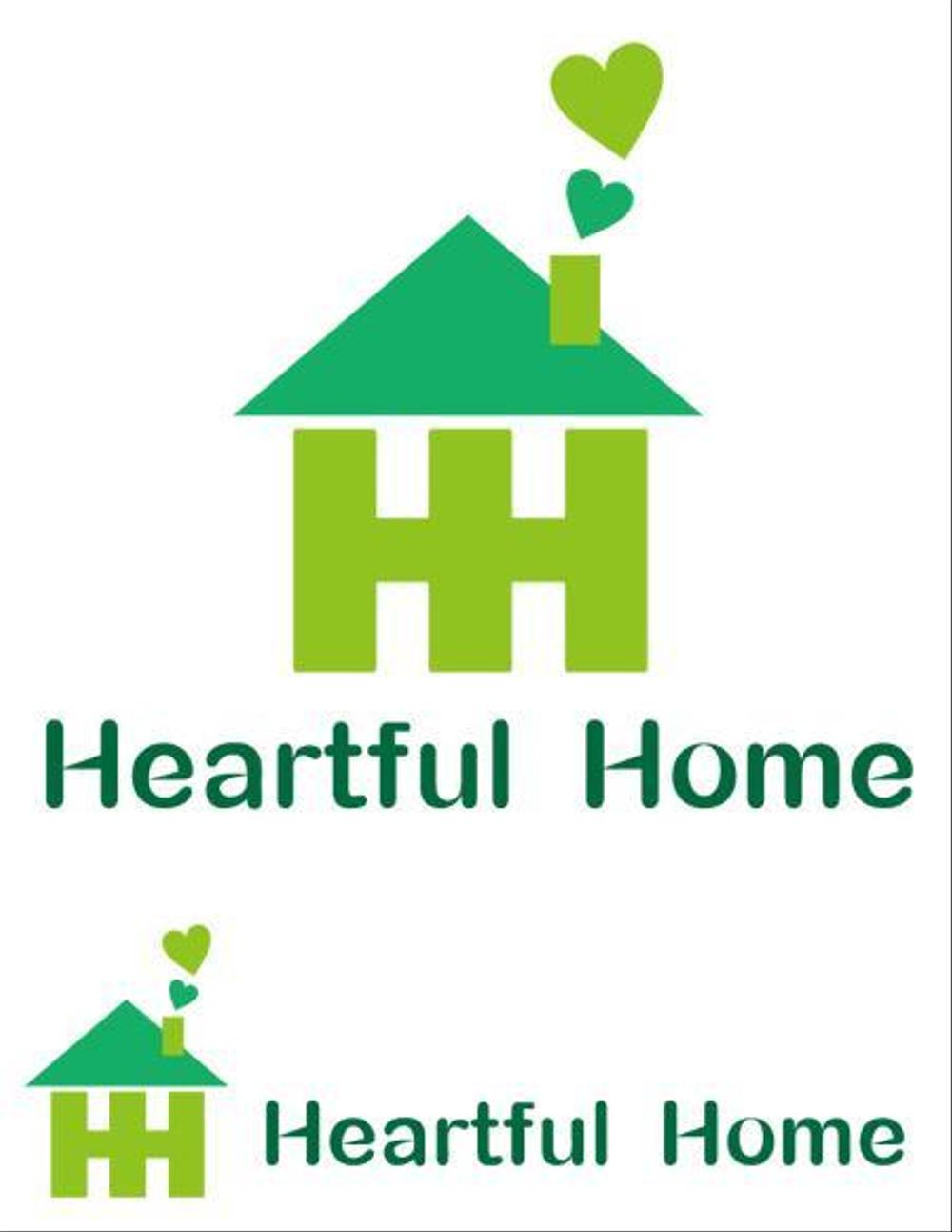 「Heartful Home ハートフルホーム」のロゴ作成