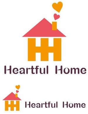 CF-Design (kuma-boo)さんの「Heartful Home ハートフルホーム」のロゴ作成への提案