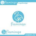 きいろしん (kiirosin)さんの美容室　「flamingo」のロゴマークへの提案