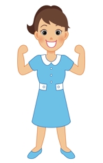 mag (mag_mio)さんの看護師転職サイトのキャラクターデザインへの提案