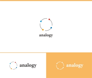 動画サムネ職人 (web-pro100)さんの企業価値評価プロセス「analogy」のロゴへの提案