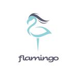 合同会社ハイカラメソッド (pimpan)さんの美容室　「flamingo」のロゴマークへの提案