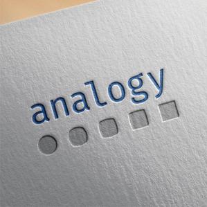 シエスク (seaesque)さんの企業価値評価プロセス「analogy」のロゴへの提案