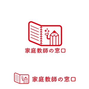 marutsuki (marutsuki)さんの家庭教師会社紹介のサイト「家庭教師の窓口」のロゴへの提案