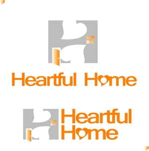 デザイン工房　初咲 (hatsuzaki)さんの「Heartful Home ハートフルホーム」のロゴ作成への提案