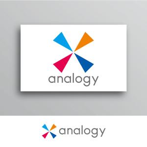 White-design (White-design)さんの企業価値評価プロセス「analogy」のロゴへの提案