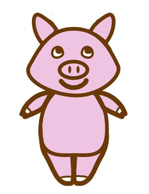 chanhama82 ()さんのしゃぶしゃぶ・串揚げ食べ放題「大地のぶた」のキャラクターデザインへの提案
