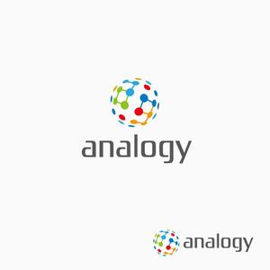 atomgra (atomgra)さんの企業価値評価プロセス「analogy」のロゴへの提案