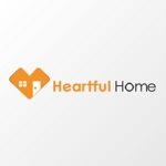 イエロウ (IERO-U)さんの「Heartful Home ハートフルホーム」のロゴ作成への提案