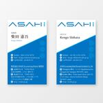 hi06_design (hi06)さんのRPA関連事業を行う「株式会社 ASAHI Accounting Robot 研究所」の名刺デザインへの提案