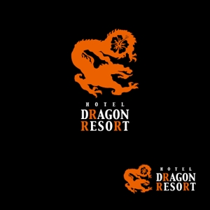 さんの「HOTEL DRAGON RESORT」のロゴ作成への提案