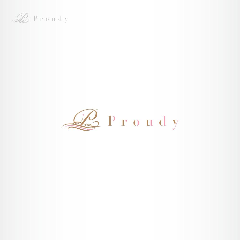 新規オープン 高級エステ　「Proudy 」のロゴ