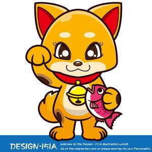 DESIGN-151A (non-wataboushi)さんのサイトロゴ用キャラ制作　犬(柴犬ベース)への提案