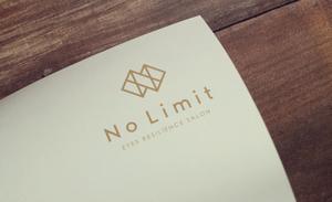 ALTAGRAPH (ALTAGRAPH)さんのアイケア専門サロン「No Limit」のショップロゴへの提案