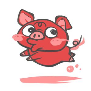 Just picture (koh29)さんのしゃぶしゃぶ・串揚げ食べ放題「大地のぶた」のキャラクターデザインへの提案