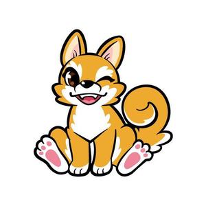 hachibi (hachibi)さんのサイトロゴ用キャラ制作　犬(柴犬ベース)への提案
