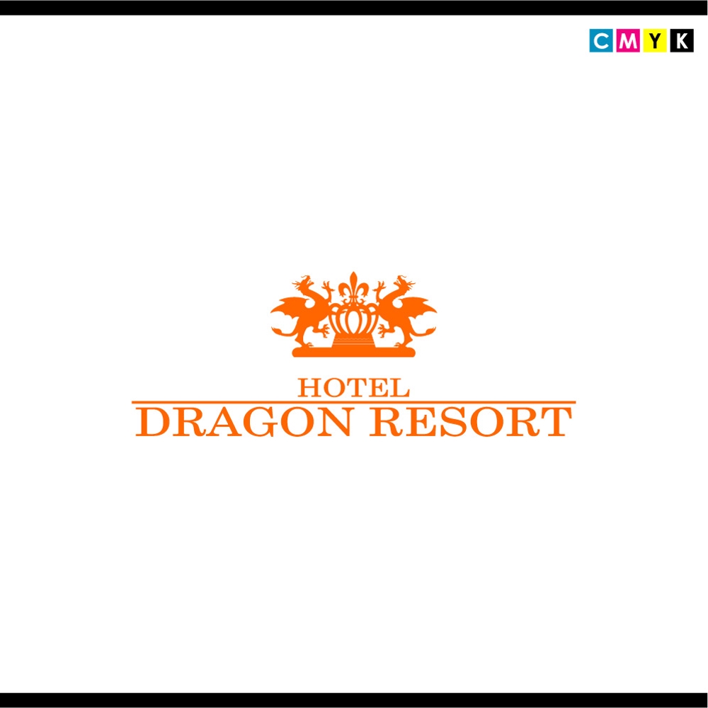 「HOTEL DRAGON RESORT」のロゴ作成