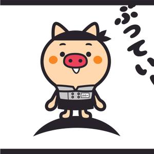 tell_mokichi (tell_mokichi)さんのしゃぶしゃぶ・串揚げ食べ放題「大地のぶた」のキャラクターデザインへの提案