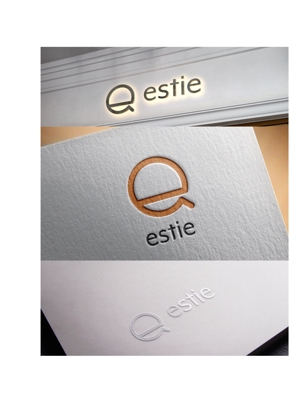 D.R DESIGN (Nakamura__)さんのオフィス検索エンジン「estie」のロゴへの提案
