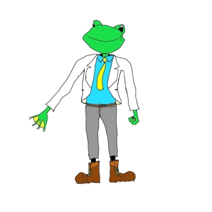 flog20millionさんの　『カエル』の　キャラクターデザイン  への提案