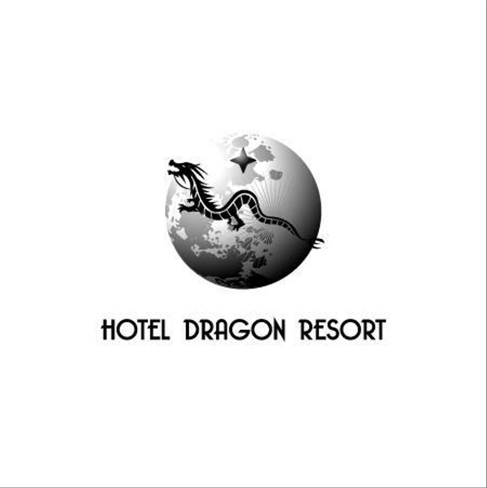 「HOTEL DRAGON RESORT」のロゴ作成