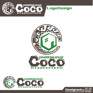 きいろしん (kiirosin)さんの【参加報酬あり】シンプルなロゴが得意な方へ：コワーキングスペース「Coco」のロゴ作成への提案