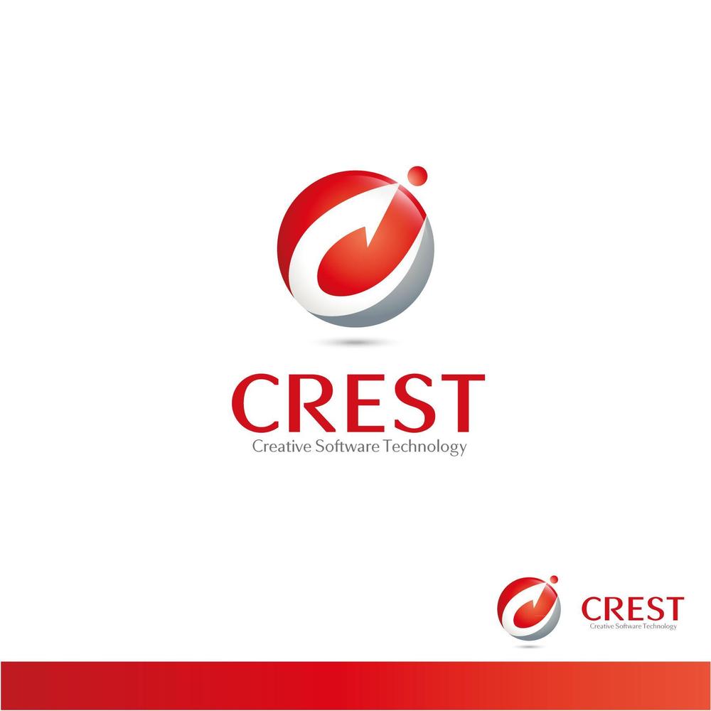 「CREST」のロゴ作成