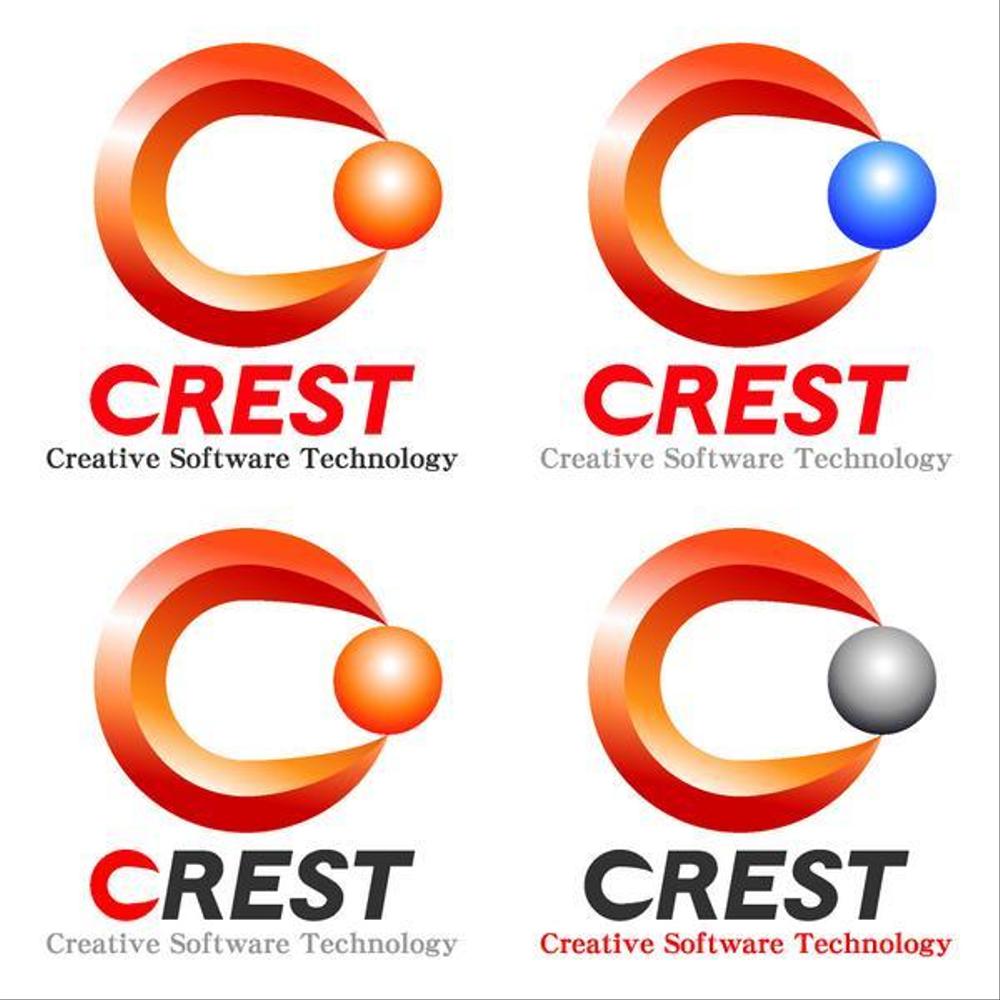 「CREST」のロゴ作成