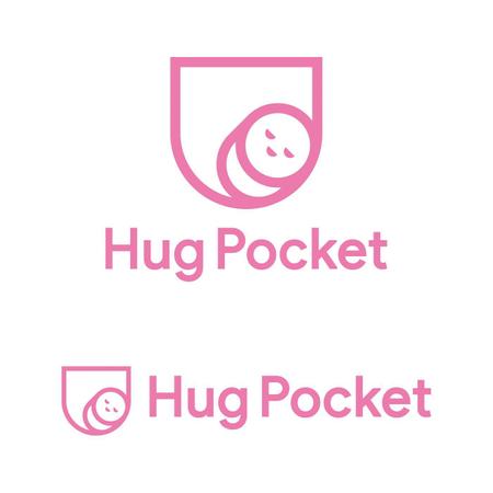 tsujimo (tsujimo)さんの子育てマッチングアプリ「Hug Pocket」のロゴ　への提案