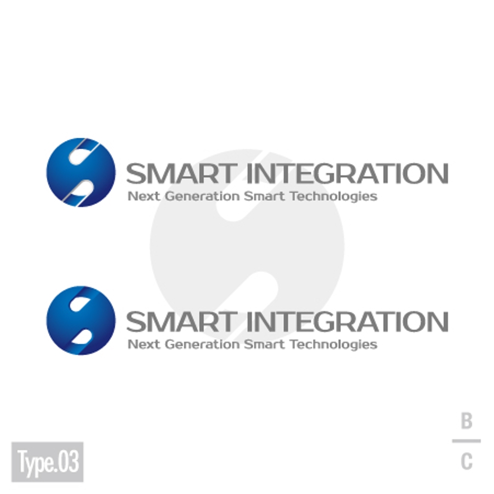 「SMART INTEGRATION」のロゴ作成