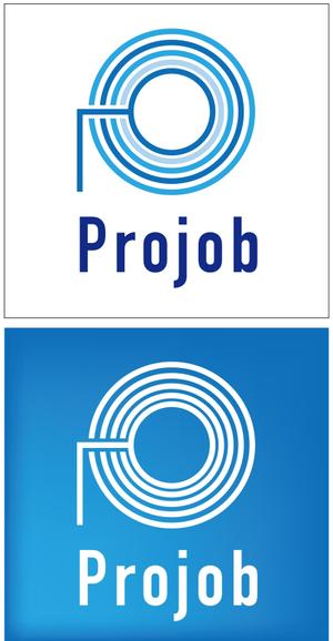 taki-5000 (taki-5000)さんの人材会社の「Projob」のロゴ作成依頼への提案