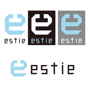 musamaru4さんのオフィス検索エンジン「estie」のロゴへの提案