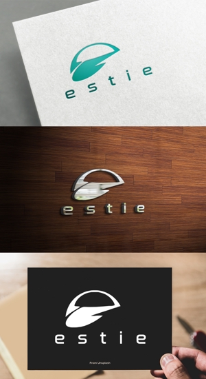 athenaabyz ()さんのオフィス検索エンジン「estie」のロゴへの提案