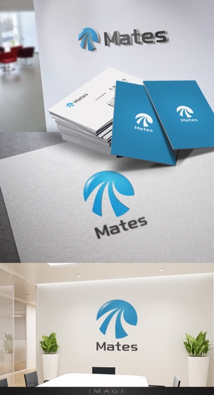 Cobalt Blue (Cobalt_B1ue)さんのWebプロモーション事業 「Mates」のロゴへの提案