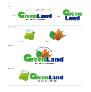井上芳之 (Sprout)さんの「greenLand」のロゴ作成への提案