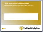 アナリティックアクションズ (analytic_actions)さんの個人投資家を応援する"Midas Minds Blog"パワーポイントテンプレートのデザイン への提案