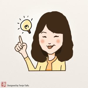 天上大風 (st-s)さんの宮城県仙台市の地域情報ブログ執筆者（女性）のキャラクターデザインへの提案