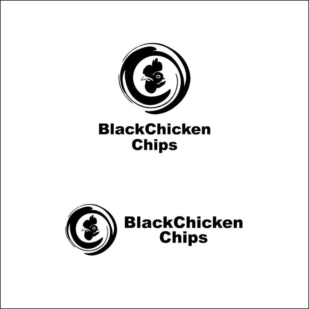 チキンフライ「Black Chicken Chips」のロゴ