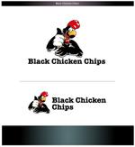 luxman0218 (luxman0218)さんのチキンフライ「Black Chicken Chips」のロゴへの提案