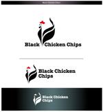 luxman0218 (luxman0218)さんのチキンフライ「Black Chicken Chips」のロゴへの提案