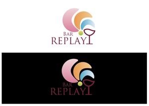 sametさんのBar「REPLAY」のロゴ作成への提案